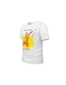 White Cotton Printed Oversized T-Shirt For Men & Women 3