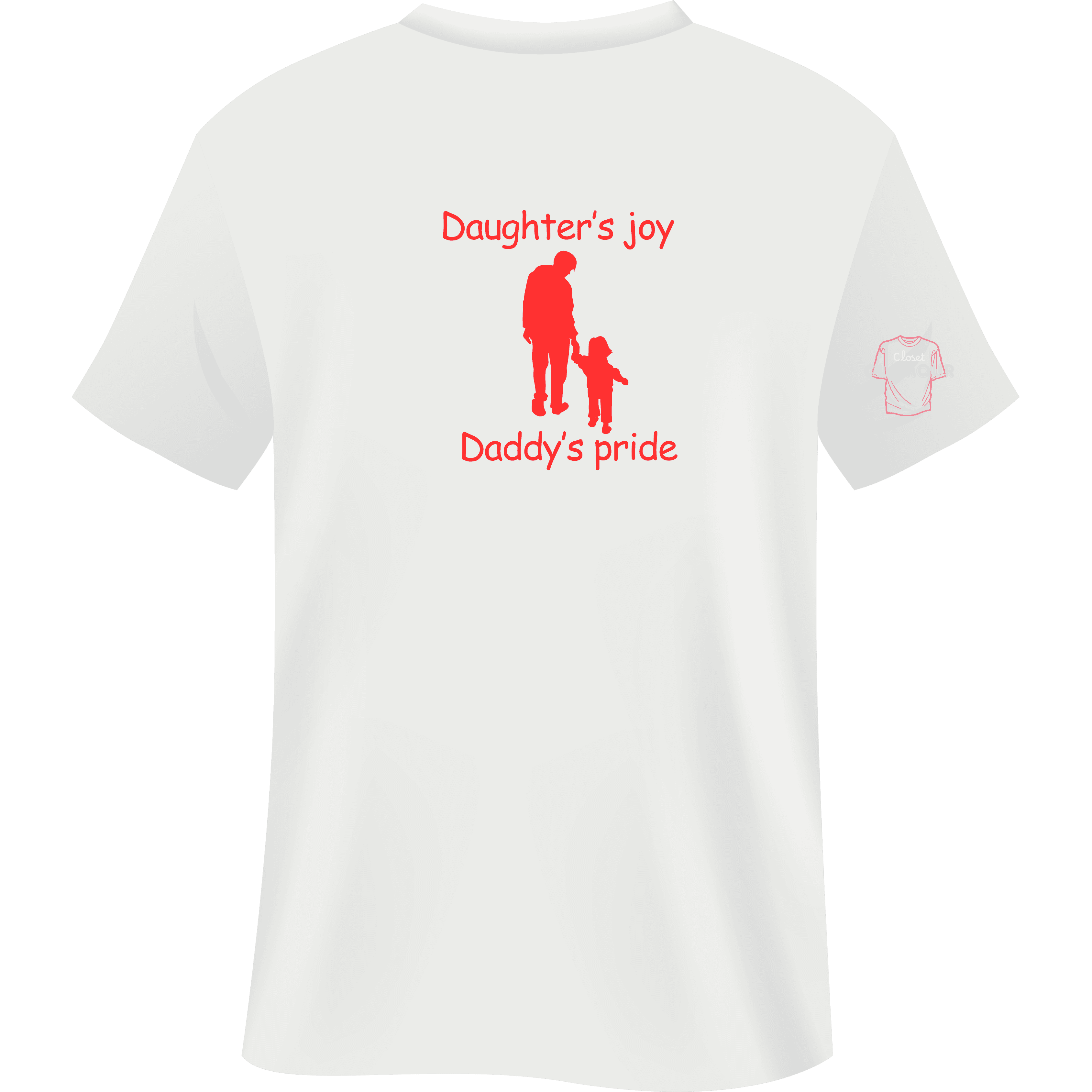 White Cotton Printed Regular T-Shirt For Men & Women