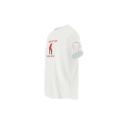 White Cotton Printed Regular T-Shirt For Men & Women 3
