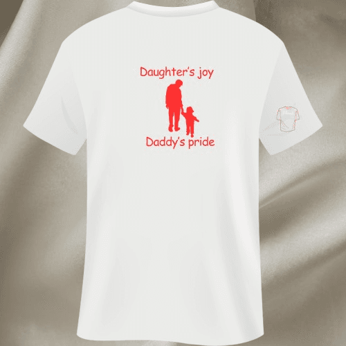 White Cotton Printed Regular T-Shirt For Men & Women